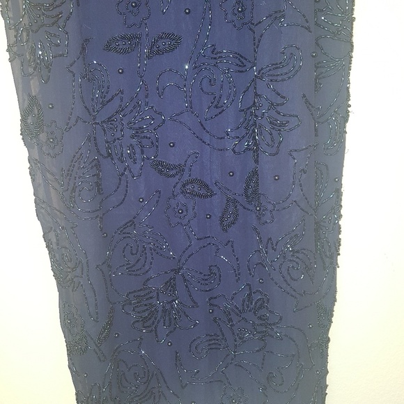 Oleg Cassini evening dress, size 10 - Picture 6 of 8